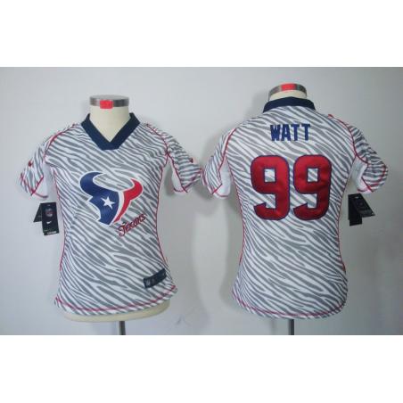 [Zebra Fashion] WATT Houston #99 Womens Football Jersey - J.J. Watt Womens Football Jersey_Free Shipping