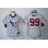 [Zebra Fashion] WATT Houston #99 Womens Football Jersey - J.J. Watt Womens Football Jersey_Free Shipping