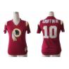 [Fashion II]GRIFFIN III Washington #10 Womens Football Jersey - Robert Griffin III/RG3 Womens Football Jersey (Red)