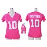 [Fashion I]GRIFFIN III Washington #10 Womens Football Jersey - Robert Griffin III/RG3 Womens Football Jersey (Pink)