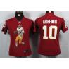 [Portrait Fashion]GRIFFIN III Washington #10 Womens Football Jersey - Robert Griffin III/RG3 Womens Football Jersey (Red)