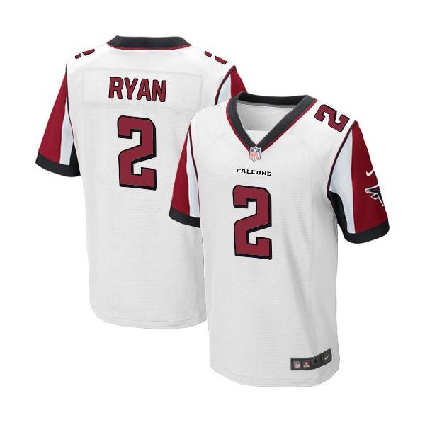 [Elite] Matt Ryan Football Jersey -Atlanta #2 Football Jersey(White)