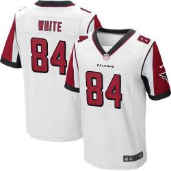 [Elite] Roddy White Football Jersey -Atlanta #84 Football Jersey(White)