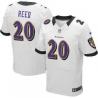 [Elite] Ed Reed Football Jersey -Baltimore #20 Football Jersey(White)