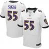 [Elite] Terrell Suggs Football Jersey -Baltimore #55 Football Jersey(White)