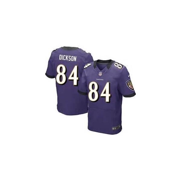 [Elite] Ed Dickson Football Jersey -Baltimore #84 Football Jersey(Purple)