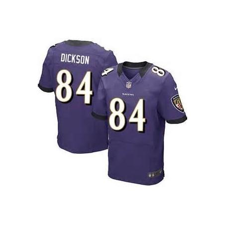 [Elite] Ed Dickson Football Jersey -Baltimore #84 Football Jersey(Purple)