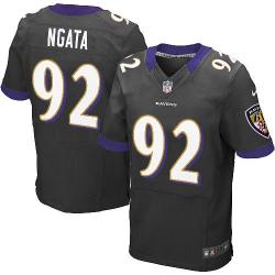 [Elite] Haloti Ngata Football Jersey -Baltimore #92 Football Jersey(Black)