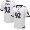 [Elite] Haloti Ngata Football Jersey -Baltimore #92 Football Jersey(White)