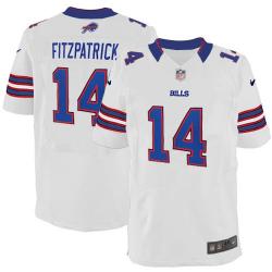 [Elite] Ryan Fitzpatrick Football Jersey -Buffalo #14 Football Jersey(White)