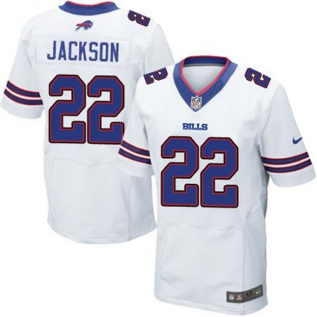 [Elite] Fred Jackson Football Jersey -Buffalo #22 Football Jersey(White)