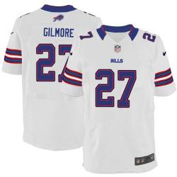 [Elite] Stephon Gilmore Football Jersey -Buffalo #27 Football Jersey(White)