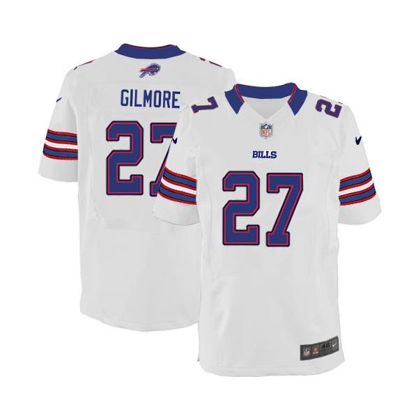 [Elite] Stephon Gilmore Football Jersey -Buffalo #27 Football Jersey(White)