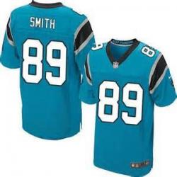 [Elite] Steve Smith Football Jersey -Carolina #89 Football Jersey(Blue)