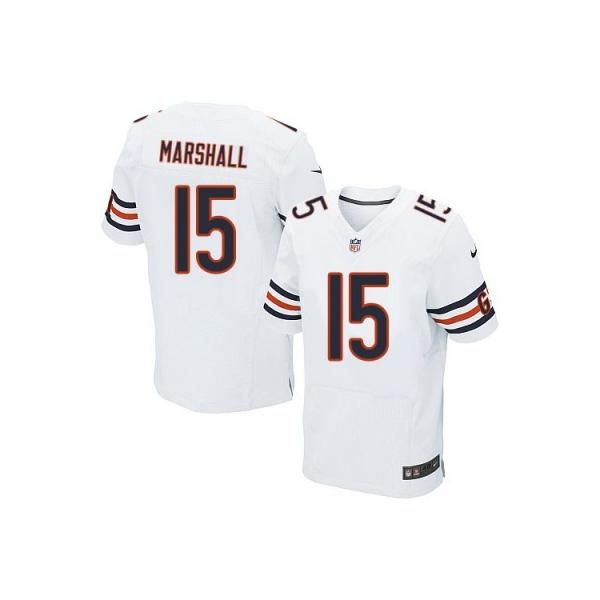 [Elite] Brandon Marshall Football Jersey -Chicago #15 Football Jersey(White)