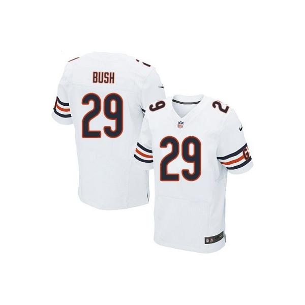 [Elite] Michael Bush Football Jersey -Chicago #29 Football Jersey(White)