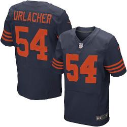 [Elite] Brian Urlacher Football Jersey -Chicago #54 Football Jersey(Blue Yellow Number)