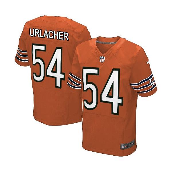 [Elite] Brian Urlacher Football Jersey -Chicago #54 Football Jersey(Orange)