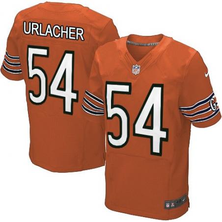 [Elite] Brian Urlacher Football Jersey -Chicago #54 Football Jersey(Orange)