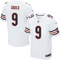 [Elite] Robbie Gould Football Jersey -Chicago #9 Football Jersey(White)