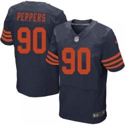 [Elite] Julius Peppers Football Jersey -Chicago #90 Football Jersey(Blue Yellow Number)