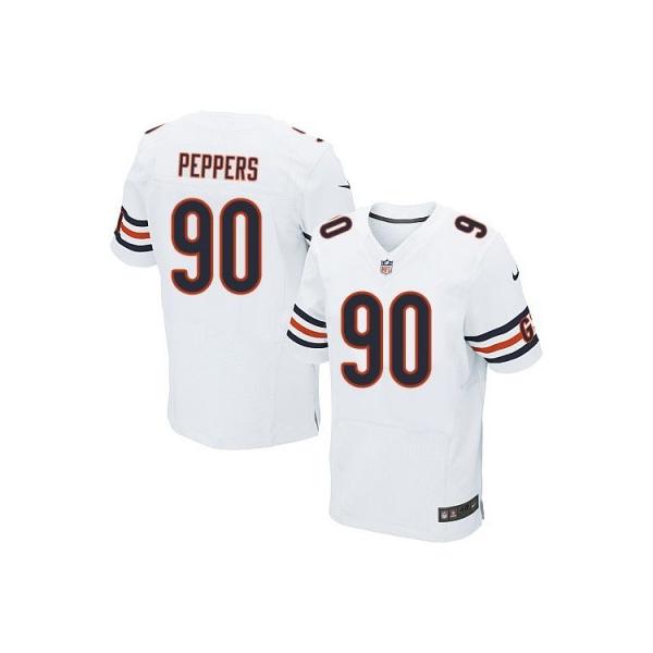 [Elite] Julius Peppers Football Jersey -Chicago #90 Football Jersey(White)