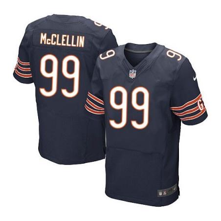 [Elite] Shea McClellin Football Jersey -Chicago #99 Football Jersey(Blue)