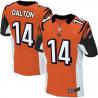 [Elite] Andy Dalton Football Jersey -Cincinnati #14 Football Jersey(Orange)