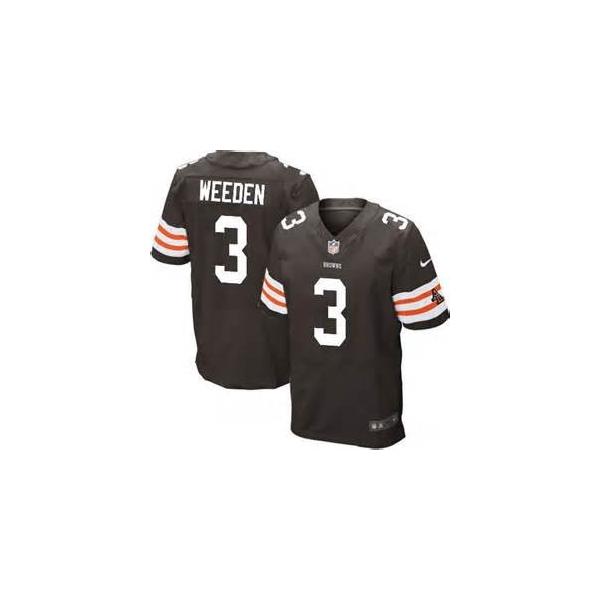 [Elite] Derek Anderson Football Jersey -Cleveland #3 Football Jersey(Brown)