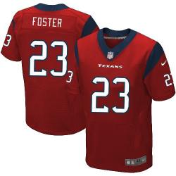 [Elite] Arian Foster Football Jersey -Houston #23 Football Jersey(Red)