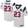 [Elite] Arian Foster Football Jersey -Houston #23 Football Jersey(White 10 Anniversary)