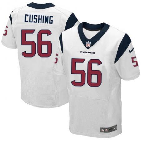 [Elite] Brian Cushing Football Jersey -Houston #56 Football Jersey(White 10 Anniversary)