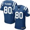 [Elite] Coby Fleener Football Jersey -Indianapolis #80 Football Jersey(Blue)