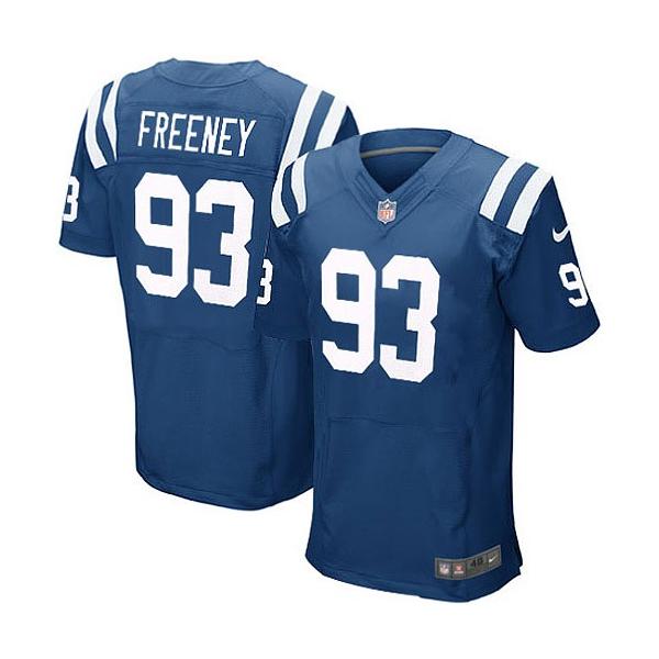 [Elite] Dwight Freeney Football Jersey -Indianapolis #93 Football Jersey(Blue)