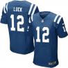 [Elite] Andrew Luck Football Jersey -Indianapolis #12 Football Jersey(Blue)