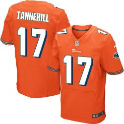 [Elite] Ryan Tannehill Football Jersey -Miami #17 Football Jersey(Orange)