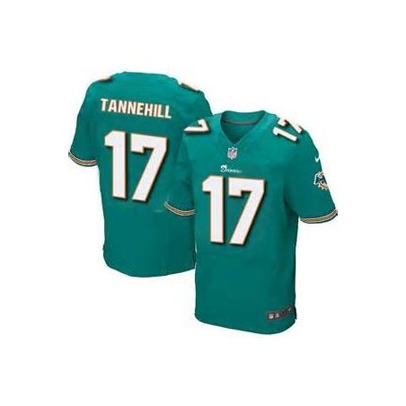 [Elite] Ryan Tannehill Football Jersey -Miami #17 Football Jersey(Green)