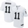 [Elite] Sebastian Janikowski Football Jersey -Oakland #11 Football Jersey(White)