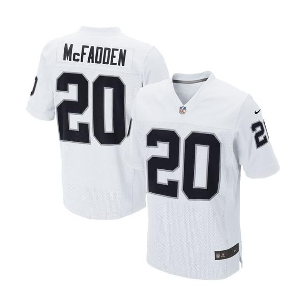 [Elite] Darren McFadden Football Jersey -Oakland #20 Football Jersey(White)