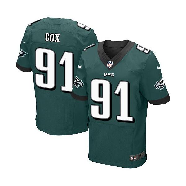 [Elite] Fletcher Cox Football Jersey -Philadelphia #91 Jersey(Green) 40/M