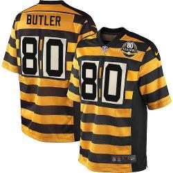 [Elite] Jack Butler Football Jersey -Pittsburgh #80 Football Jersey(Yellow 80 Seasons)