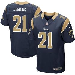 [Elite] Janoris Jenkins Football Jersey -St. Louis #21 Football Jersey(Blue)