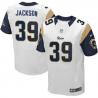 [Elite] Steven Jackson Football Jersey -St. Louis #39 Football Jersey(White)