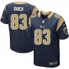 [Elite] Brian Quick Football Jersey -St. Louis #83 Football Jersey(Blue)