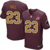 [Elite] DeAngelo Hall Football Jersey -Washington #23 Football Jersey(Red 80 Anniversary with Patch)