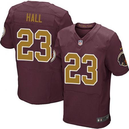 [Elite] DeAngelo Hall Football Jersey -Washington #23 Football Jersey(Red 80 Anniversary)