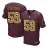 [Elite] London Fletcher Football Jersey -Washington #59 Football Jersey(Red 80 Anniversary)