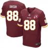 [Elite] Pierre Garcon Football Jersey -Washington #88 Football Jersey(Red with 80 Anniversary Patch)