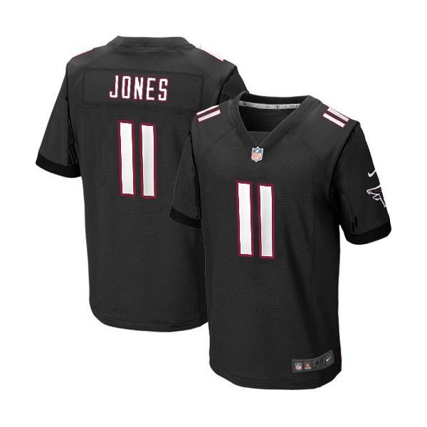 [Elite] Jones Atlanta Football Team Jersey -Atlanta #11 Julio Jones Jersey (Black)