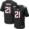 [Elite] Sanders Atlanta Football Team Jersey -Atlanta #21 Deion Sanders Jersey (Black)